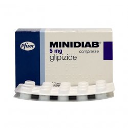 Минидиаб (Глипизид, аналог Мовоглекена) 5мг №30 в Ухте и области фото